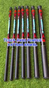 TEGEK KATANA BAWAL TEGEK RUAS PENDEK RINGAN DAN KUAT READY SIZE 180 - 450 PANJANG TERTUTUP 38CM PRAKTIS UNTUK DIBAWA KEMANA AJA