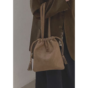 Retro Deerskin Velvet Underarm Bag Womens Autumn 2024 New Arrival Tide South Korea Small Tote Bag Easiest for Match Shoulder Messenger Bag