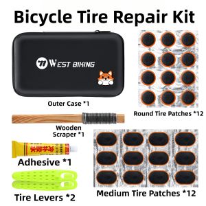 West Biking | Portable Quick Repair Bicycle Puncture Kit
