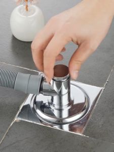 1-Pack Plastic Washing Machine Drain Hose Adapter with Anti-Backflow Sealing Gasket for Bathroom and Toilet - Durable Refit Washing Machine Drain Hose Connector