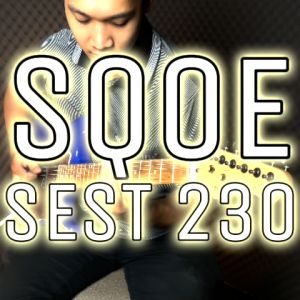 SQOE SEST230 Super Stratocaster Body HSS Electric Guitar Rosewood Fretboard ( SEST / SEST-230 / ST )