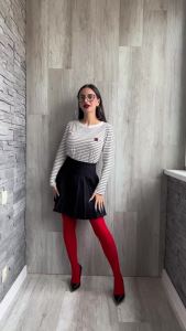 Quần Tất Nữ Màu Đỏ Gợi Cảm Siêu Mỏng Trong Suốt Mỏng Co Giãn Bodysuit Tất Liền Thân Không Đường May Dành Cho Cô Dâu Đám Cưới Chất Liệu Polyester