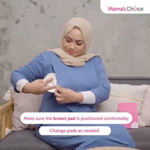 Miếng lót hút sữa Mama’s Choice giặt được mỏng nhẹ thấm hút nhanh chống tràn - hộp 6 miếng