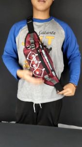 Tas Selempang Pria Wanita Waterproof Waistbag Tas Pinggang Anti Air