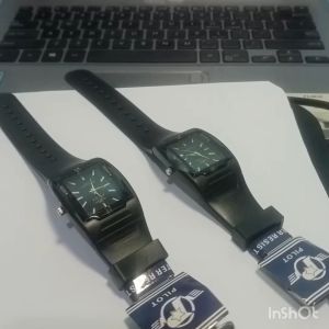 TERLARIS JAM TANGAN PILOT WANITA/JAM TANGAN ANTI AIR TALI RUBBRER BISA BAYAR DITEMPAT