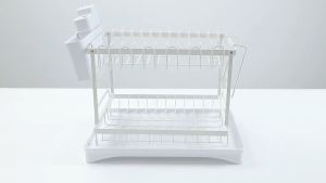 【24h ship】Multifunctional kitchen bowl rack Auto Drainer Tray Dish drying rack organiser Kitchen