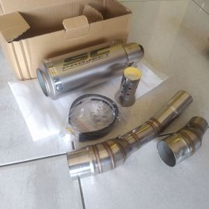 original knalpot racing sc project Cr-t silincer silinser plus slip on ninja 250fi ninja fi r25 mt25 cb150new cb 150 cbr 250rr