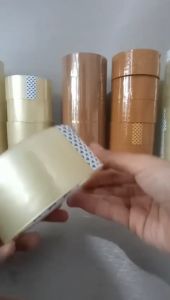 Lakban Packing Bening / Coklat Isolasi 45 MM x 100 YARD / 90 YARD
