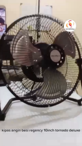 Kipas Angin Besi Regency Berkualitas 10 inch Tornado Deluxe 35watt - Desk Fan 10 in diameter 25 cm