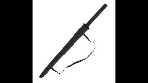 Elegant Black Japanese Samurai Ninja Sword Umbrella Sun Umbrella Straight Umbrella 8 Bones