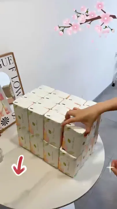 【10 Packs】 Botare Facial Tissue Paper Towel Tissue Paper Napkin Toilet ...
