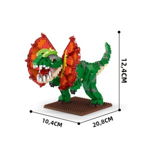 Bộ Khối Xây Dựng Siêu Nhỏ Khủng Long 3D - Stegosaurus T-Rex Giáo Dục Lắp Ráp Dễ Dàng Quà Tặng Lễ Hội Dành Cho Bé Trai Từ 14 Tuổi Trở Lên