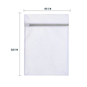 1-10PCS White Durable Honeycomb Mesh Laundry Bags for Delicates Net Fabric Durable and Reusable Delicate Wash Bag