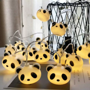 Cute Panda LED String Lights Lovely Fairy Lights Lamp for Bedroom Dorm Window Wall Decor Lovely Animal Twinkle Light