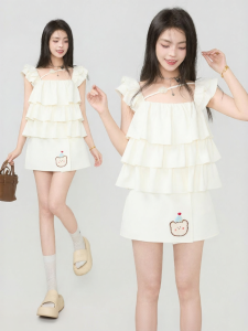 Keiko | Áo Sơ Mi Ngắn Tay Nhiều Lớp Voan Mềm Mại