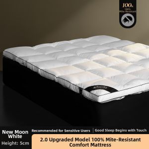 BENCHU | Dust Mite Resistant Mattress Pad 100% Cotton