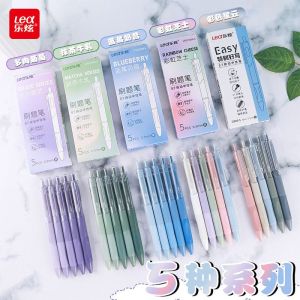 High Capacity Clickable Neutral Pen ST Tip Quick Dry Question Brushing Black Pen Elegant Appearance for Students Daily Writing