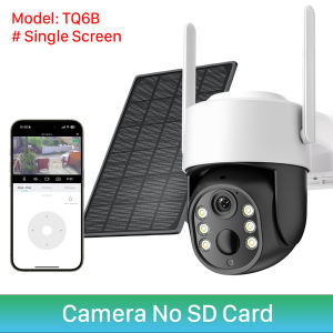 4K 8MP WiFi Solar Camera Outdoor Battery WiFi IP Camera Dual Lens Wireless Surveillance Camera iCsee APP Security Protection