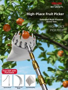 DELIXI | High Reach Fruit Picker Telescopic Pole