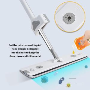 Flat Mop Free-Hand Washing Lazy Mop Floor Cleaning Microfiber Squeeze Mop Household Cleaning Mop