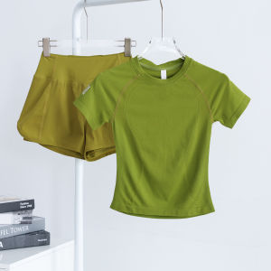 MUSUOGE | Summer Moisture-wicking Form-fitting Yoga Outfit Set