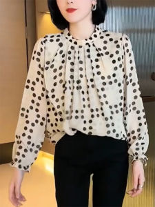 QINGNAER | French Stylish Plus Size New Spring Long Sleeve Shirt