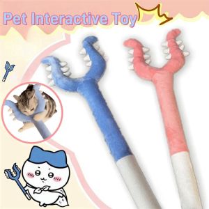 Pet Interactive Toy Plush Harpoon Cat Dog Teaser Dog 70CM Funny Hunting Stick Pet Accessories