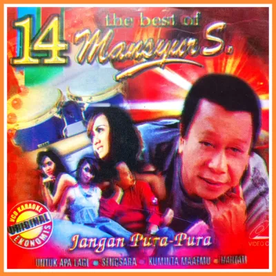 Kaset VCD Musik Bisa Karaoke 14 Kumpulan Lagu Dangdut MANSYUR S. Album Pilihan Terlaris