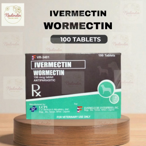 WORMECTIN 150mcg Tablets (Ivermectin) Antiparasitic (For Dogs only)