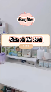 Khăn vải khô đa năng Molli 900g dành cho mẹ và bé thấm hút mềm mại