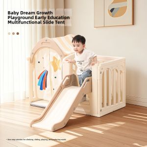 Childrens Indoor Play Tent and Slide Game House