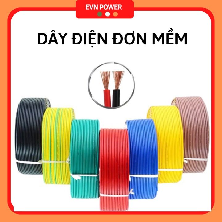 Dây Điện Đơn Mềm Lucky Sun Lõi Đồng Các Loại, dây điện chịu nhiệt,cáp ...