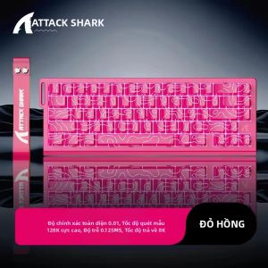 ATTACK SHARK | Bàn Phím Cơ Từ Tính Attack Shark X68HE 8000Hz SOCD Rapid Trigger 128K 68 Phím Công Tắc OUTEMU Dành Cho Game Thủ Chuyên Nghiệp