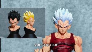 Bandai | Super Baby Three Heads Anime Game Peripheral Models Trendy Toys Anime Figurines Table Decorations and Birthday Gifts