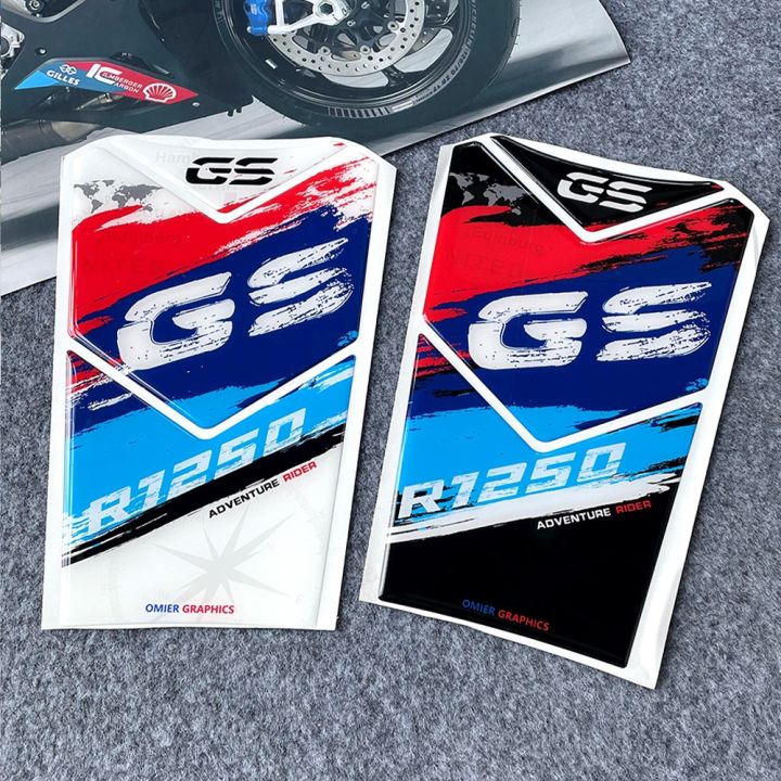 thumbnail image 2 of 3D Tank Pad 40 Years Sticker For BMW GS Series - R1200GS, R1250GS, F850GS, Etc. - Reflective 2 of 3