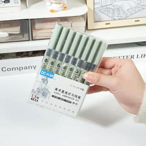 ปากกาไลน์เนอร์ตัดเส้น รุ่น หมึกดำ ใช้ตัดเส้น Pigment Liner จำหน่าย 1 ชุด และ 1 ด้าม ส่งจากไทย