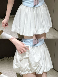 LANMENGYA | Flare Pleated Skirt High Waist Slimming Anti-Exposure