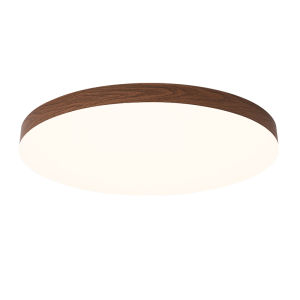 DGY | Vintage Japanese Style Modern Simplified Lighting For Study And Master Bedrooms Walnut Finish Ultra Thin Circular Design