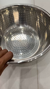 Rổ inox 304 Loại Tốt size 30cm rổ đựng rau rửa thực phẩm vo gạo inox