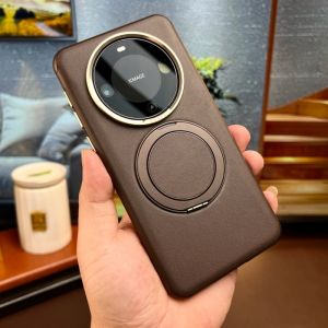 360 Degree Rotating Magnetic Absorption Phone Case Luxury Business Style Full Cover Protection for Huawei Mate60 pro P70