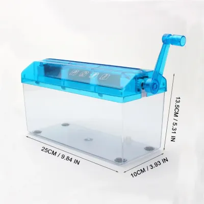 A6 Portable Mini Paper Shredder Electric USB Battery Operated Shredder Documents Paper Cutting Tool for Home Office