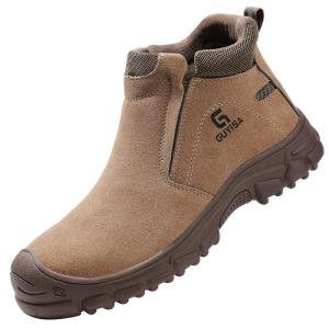 GUYISA | Safety Steel-Toe Shoes for Men Crashproof Puncture-Resistant Lightweight Insulation Durable Breathable