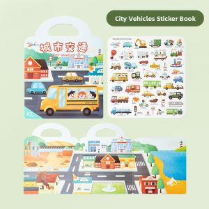 XIONGBUFAN | Reusable Intellectual Stimulation Quiet Book for 3-Year-Olds and Up