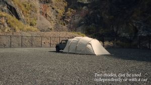 Tenda Mobil Naturehike CNH22ZP013 Cloud Vessel Car Tail Tenda Camping 4 Orang Keluarga Glamping Estetik Family Tent