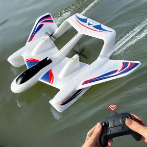 rc plane big size 2.4G Remote Control Plane RC Seaplane Taking Off and Landing in Water