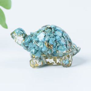 KuoLi | Natural Crystal Turtle Resin Craft DIY Tabletop Decoration
