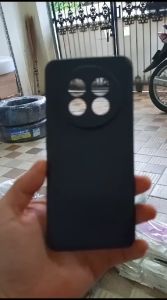 Case REALME 13 PRO PLUS 5G Silikon hitam Premium Free Ring Tali lanyard Soft Casing Handphone