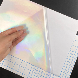 50 Tờ A4 Phim Cán Hình Ba Chiều Trong Suốt Tự Dính Vinyl Dán 8.3X11.7 Inch Giấy Cán Lạnh Chống Thấm Nước 4 Kiểu