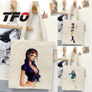 TFO Tote Bag One Piece the Straw Hat Pirates Monkey D. Luffy Versatile Ideal for College School