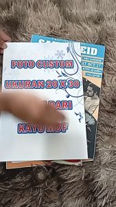 Foto Custom / Custom Foto Hiasan Dinding Pernikahan Nikah Wedding / Hadiah Kado Pernikahan / Desain Foto + Custom Foto Murah Bahan Kayu MDF Bisa COD / Hiasan Dinding Model Potret